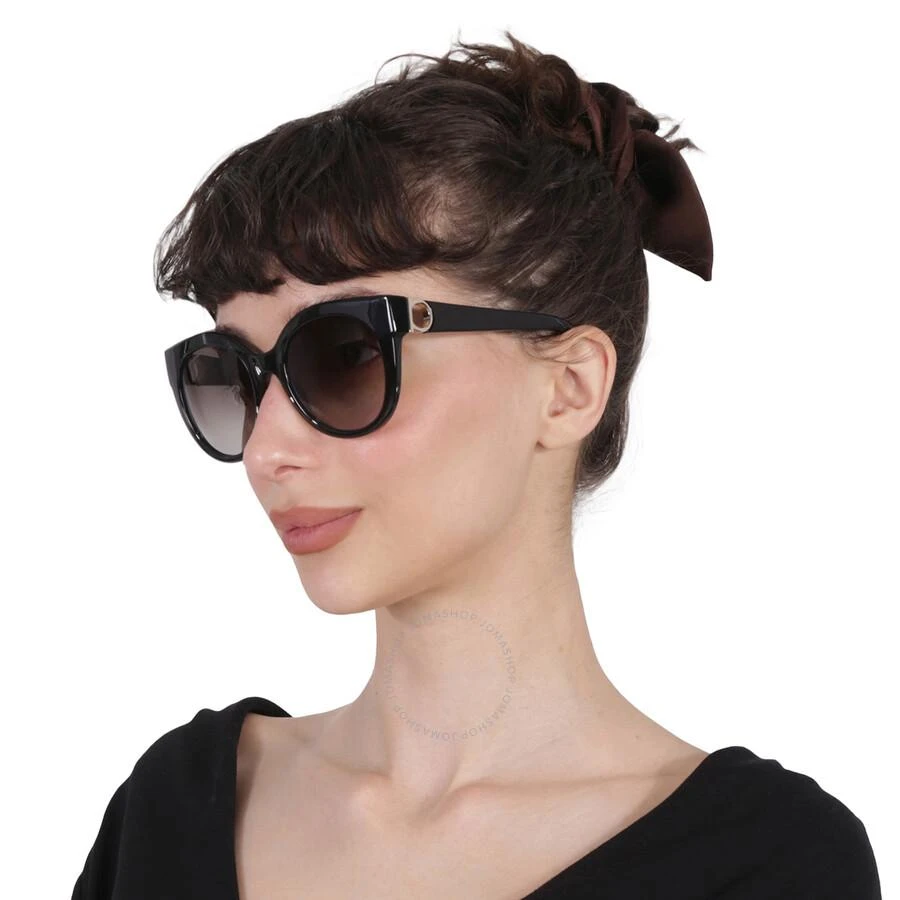 Salvatore Ferragamo Salvatore Ferragamo Grey Cat Eye Ladies Sunglasses SF1031S 001 53 2