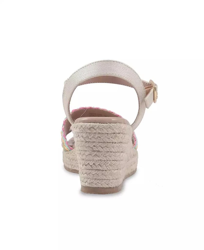 Sam Edelman Little and Big Girls Lucia Band Espadrille Wedge Sandals 6