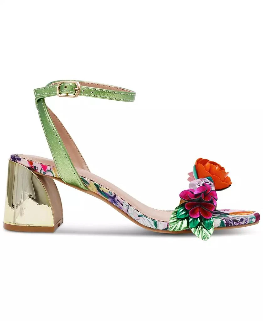Betsey Johnson Women's Darcee Floral Two-Piece Dress Sandals 2