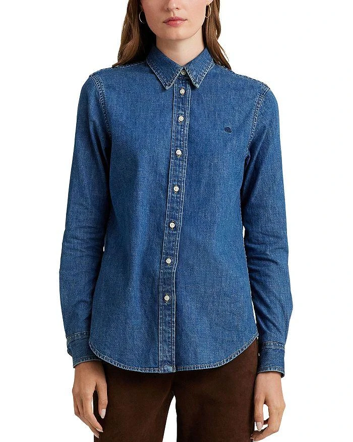Lauren Ralph Lauren Cotton Button Front Shirt 1