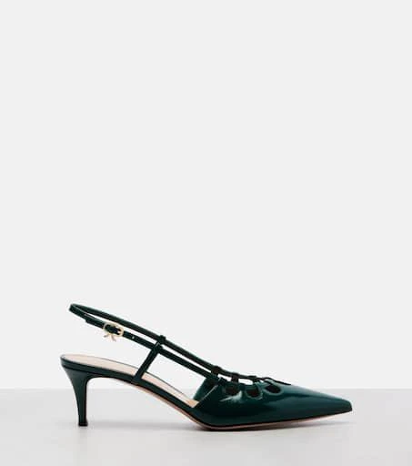 Gianvito Rossi Eloise 55 leather slingback pumps 4