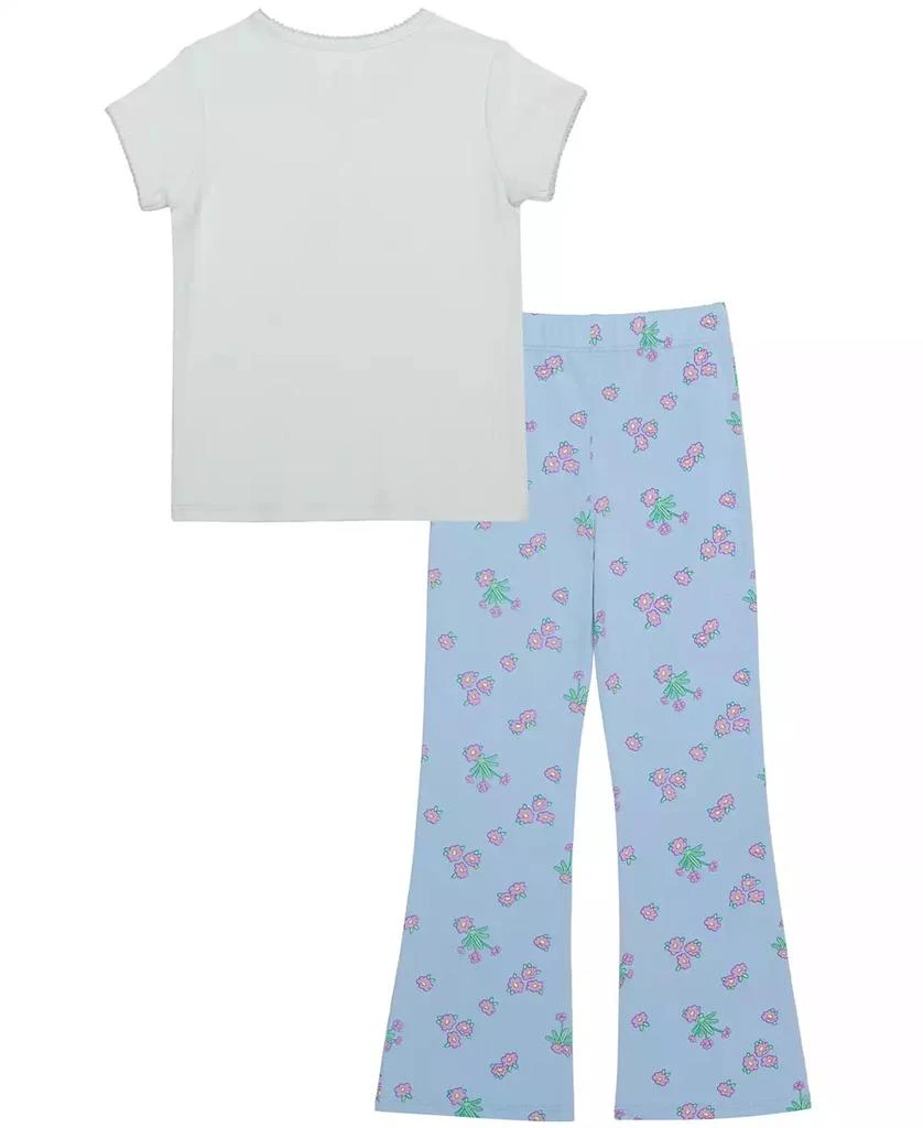 Bluey Toddler and Little Girls 2-Piece Short Sleeve Top and Legging Set 2