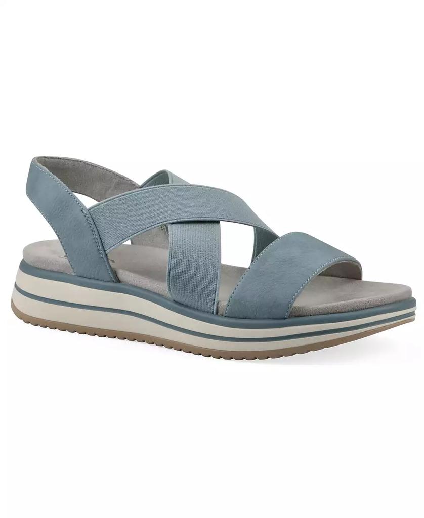 White Mountain Women's Hapley Athleisure Slip-On Sandals