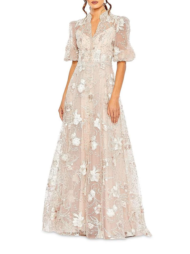 sachin and babi light blue dress Mac Duggal Floral-Embroidered Puff A-Line Gown - Dresses & Skirts - Compare  Prices from 5+ Stores - Free Shipping