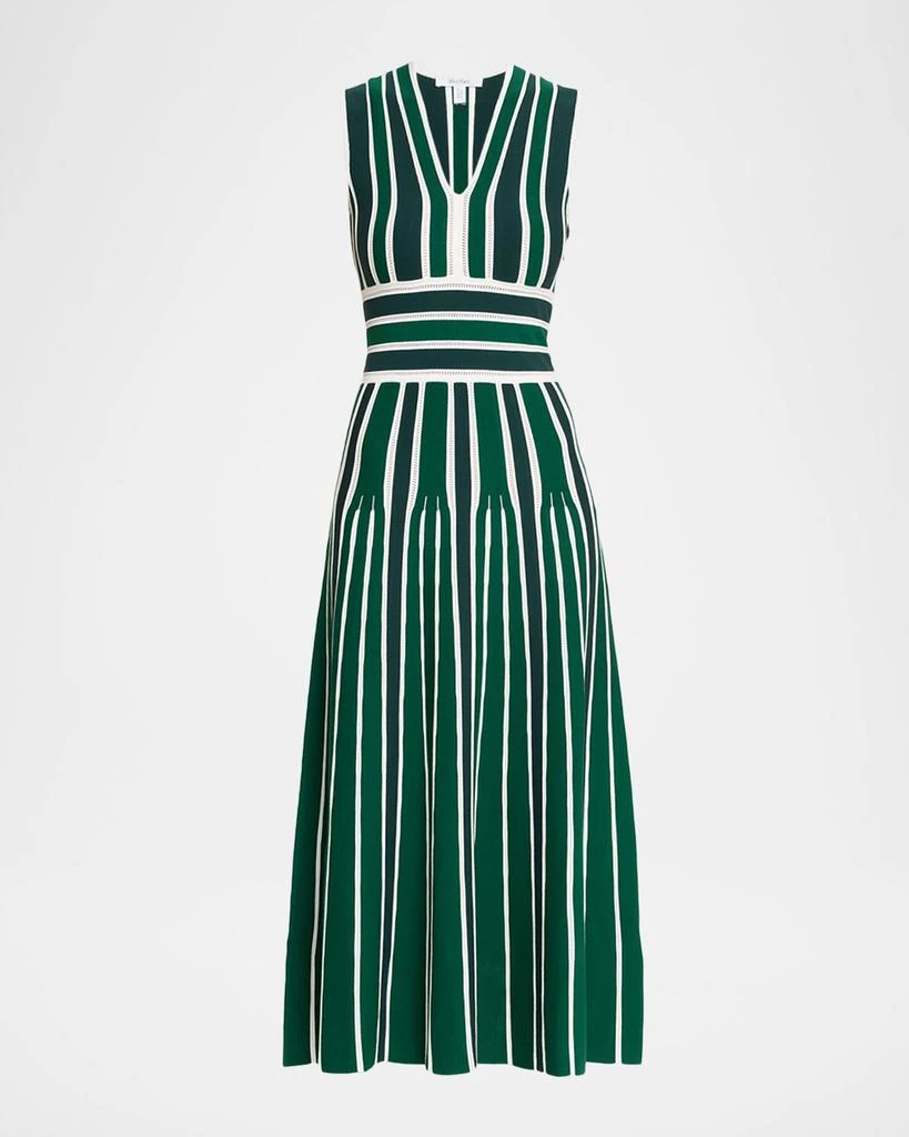 Max Mara Women's Tallone Green Knit Dress - Green - Size X Large