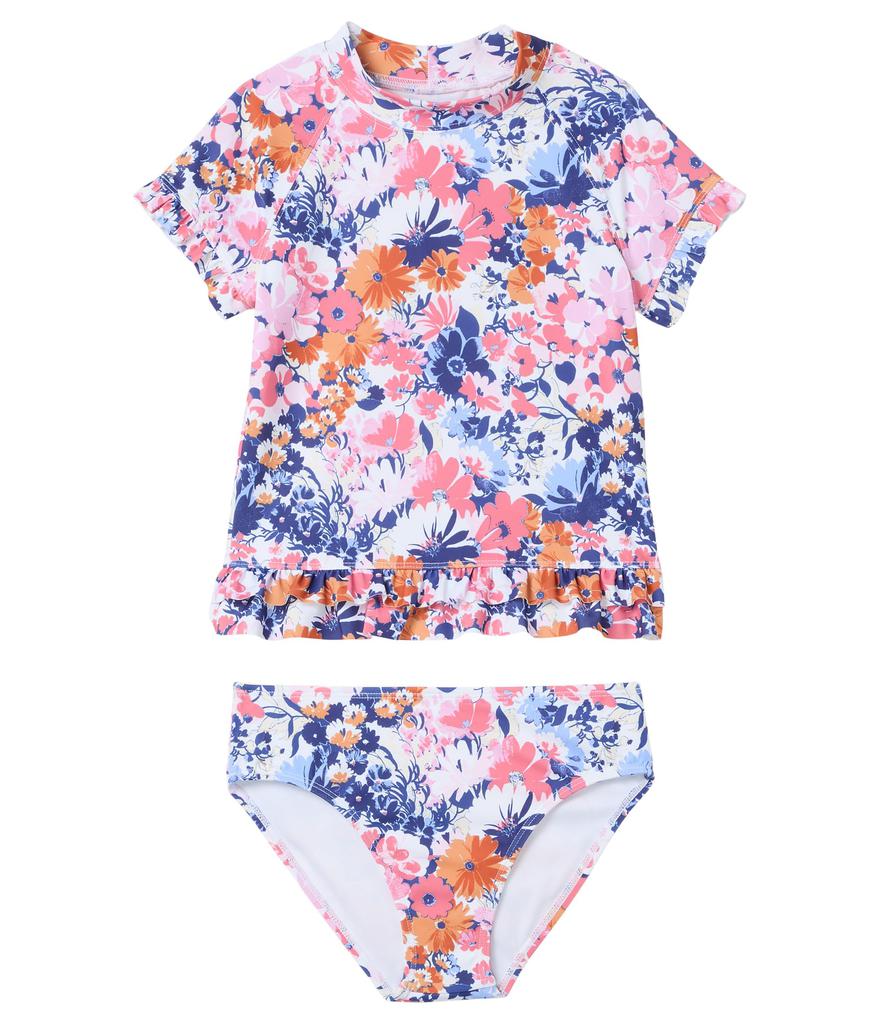 Janie and Jack Short Sleeve Rashguard Swim (Toddler/Little Kids/Big Kids)