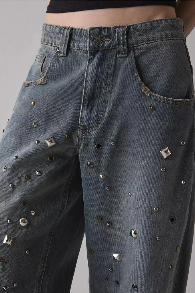Jaded London Jaded London Colossus Charm Studded Baggy Jean 3