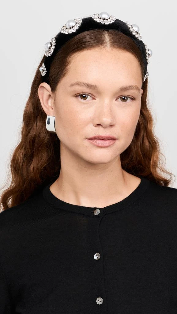 Jennifer Behr Sidney Velvet Headband 2