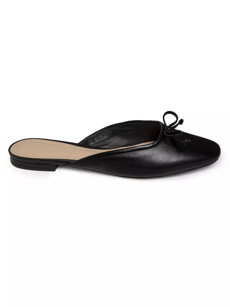 22élevé Bow-Embellished Leather Ballet Mules 1