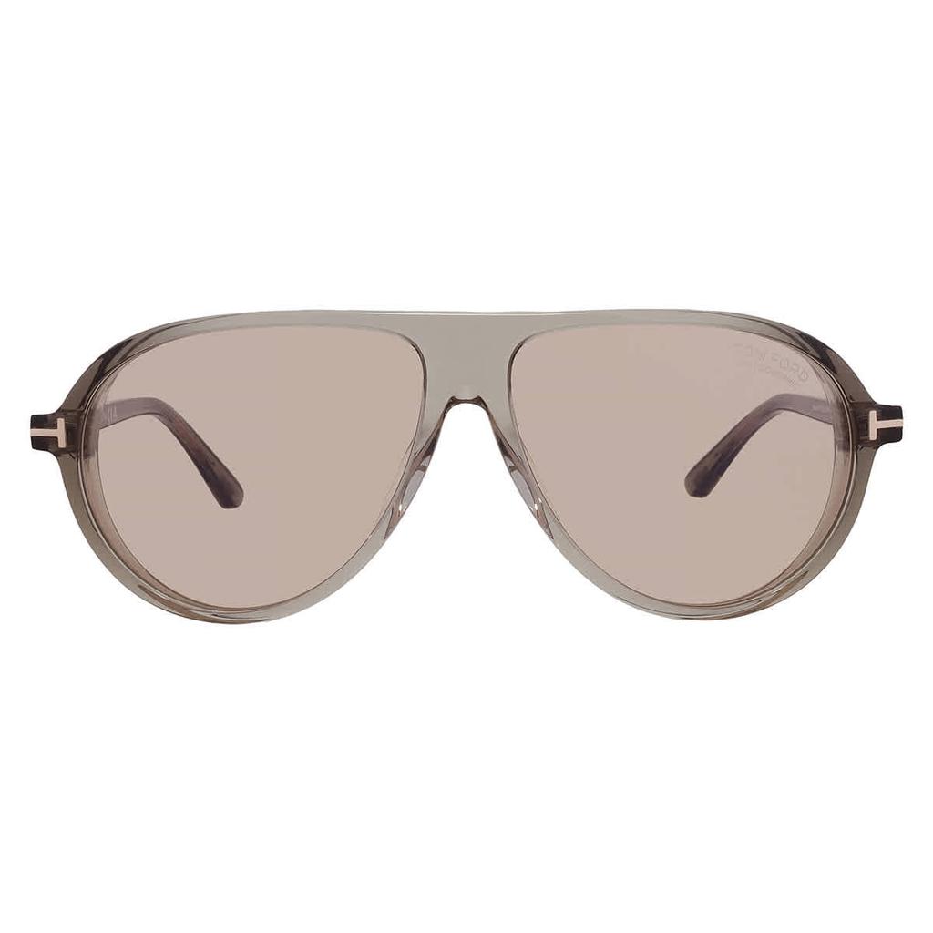 Tom Ford Marcus Brown Photochromatic Pilot Men's Sunglasses FT1023 93E 60