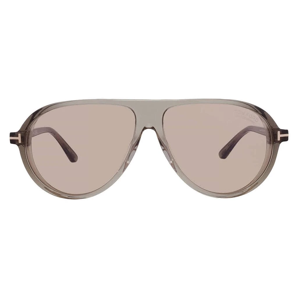 Tom Ford Marcus Brown Photochromatic Pilot Men's Sunglasses FT1023 93E 60 1