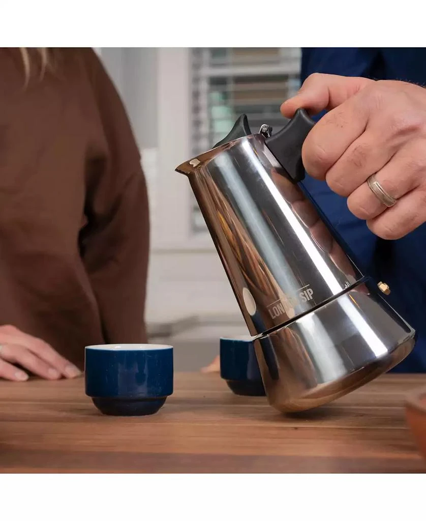 London Sip Stainless Steel Coffee Maker 3-cup 7