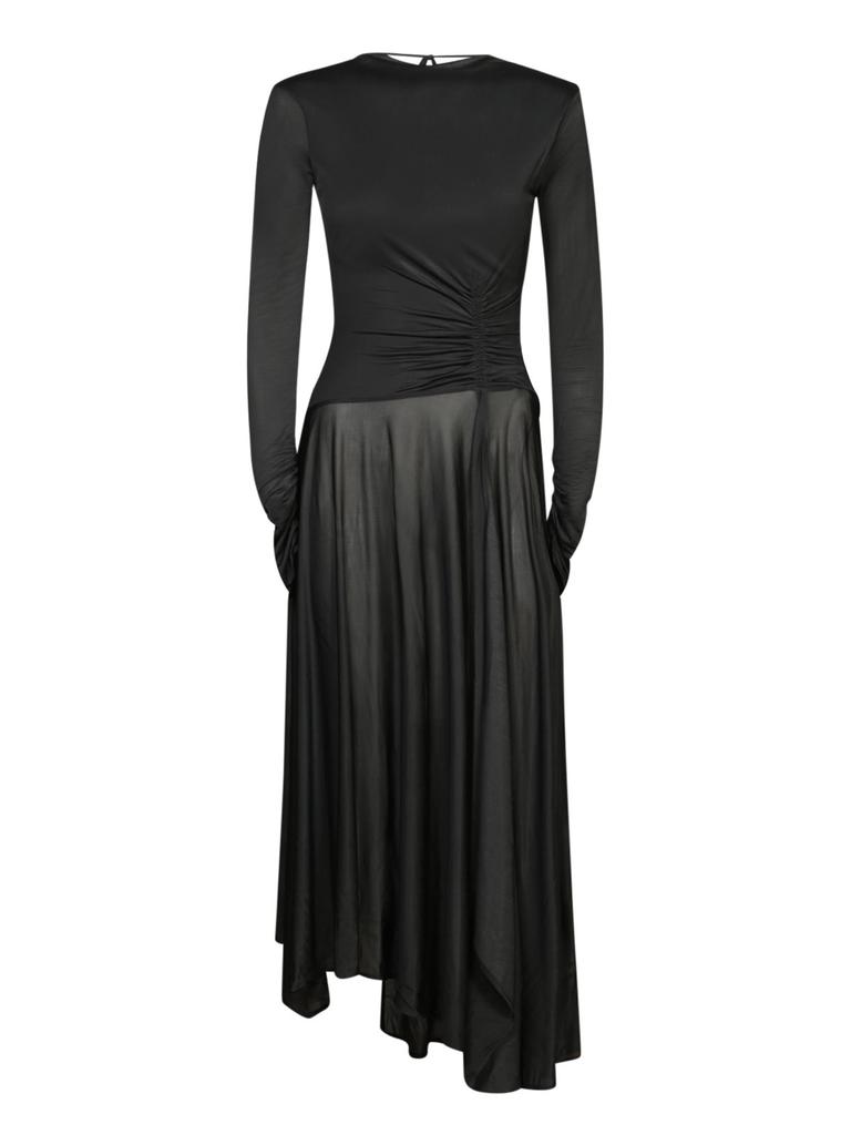【送料&関税込】Acne Studios Long Jersey Dress With Black Sl Acne Studios Long Jersey Dress With Black Slit - Dresses