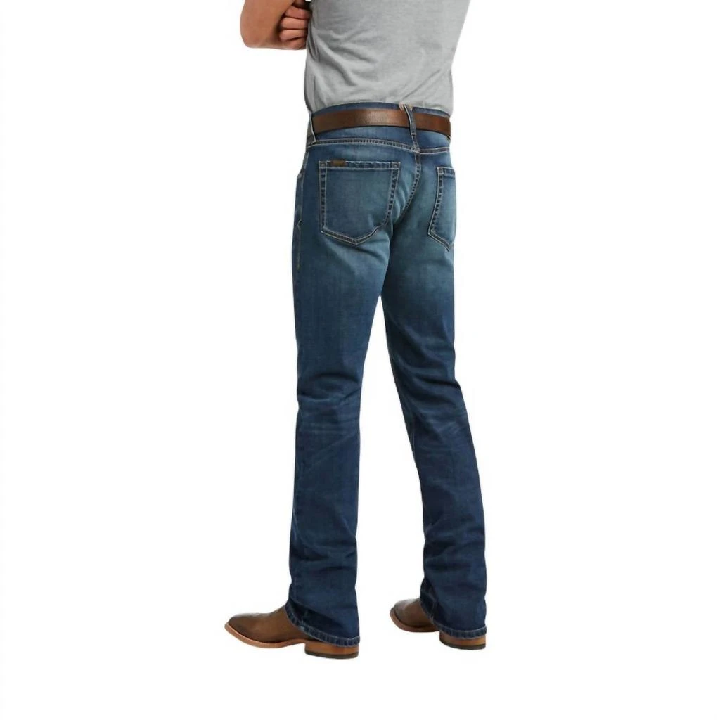 Ariat Men's M5 Stretch Madera Stackable Straight Leg Jean - Length: 40" In Heath 2