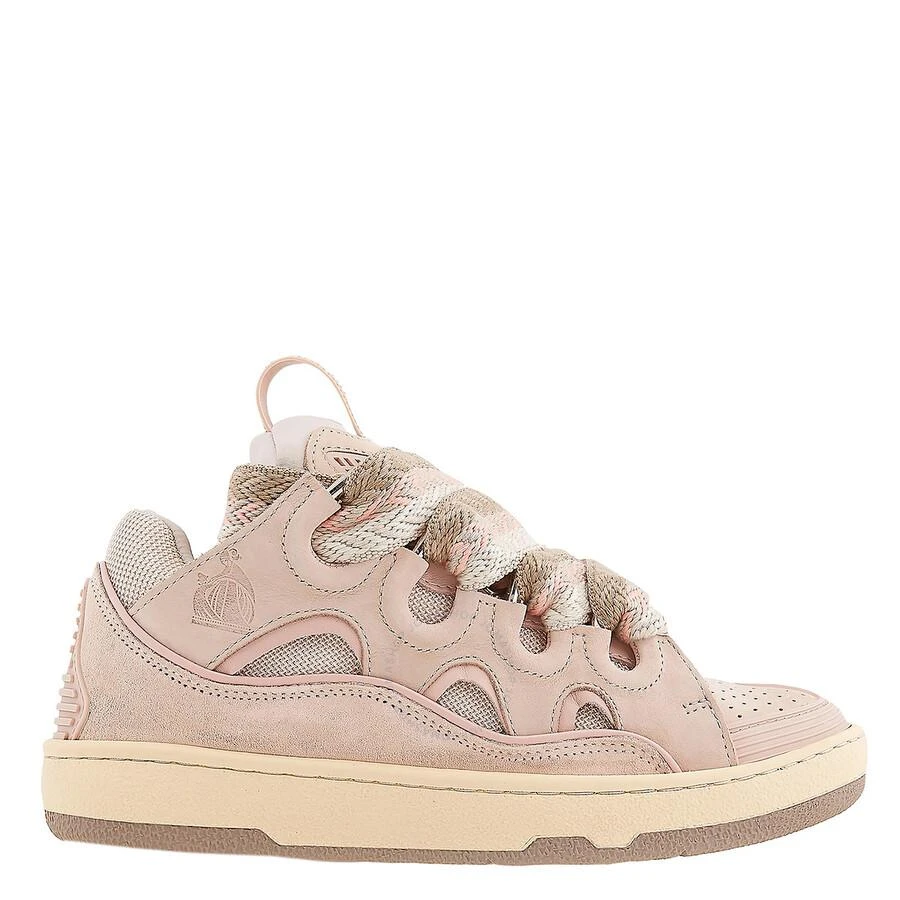 Lanvin Ladies Nude Curb Sneakers 1