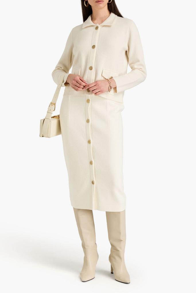 N.PEAL Cashmere midi skirt