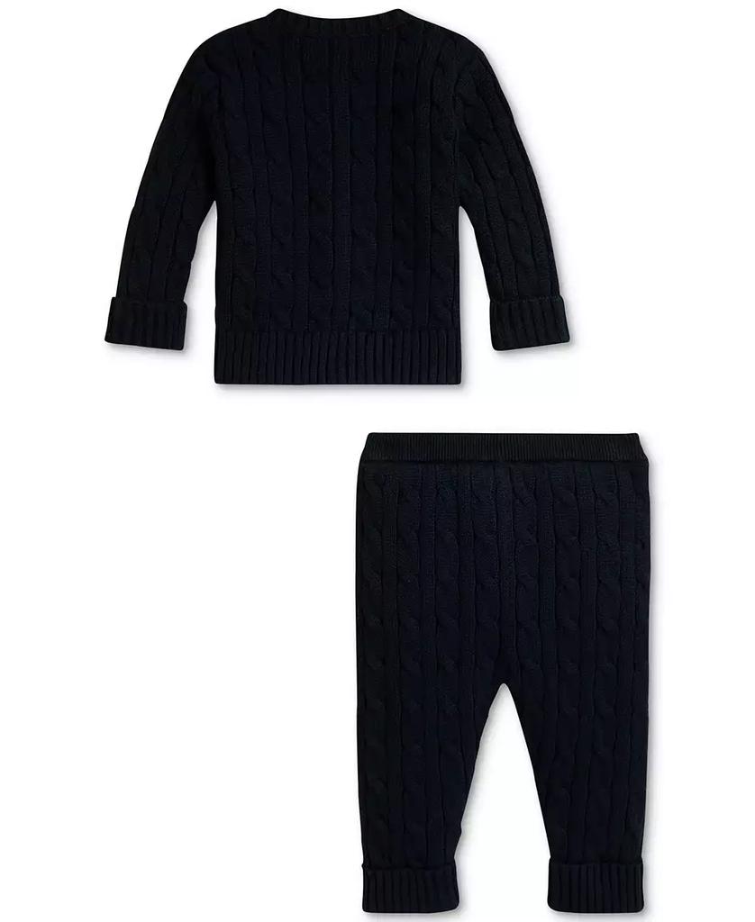 Ralph Lauren Baby Boys Sweater Cardigan & Pant Set