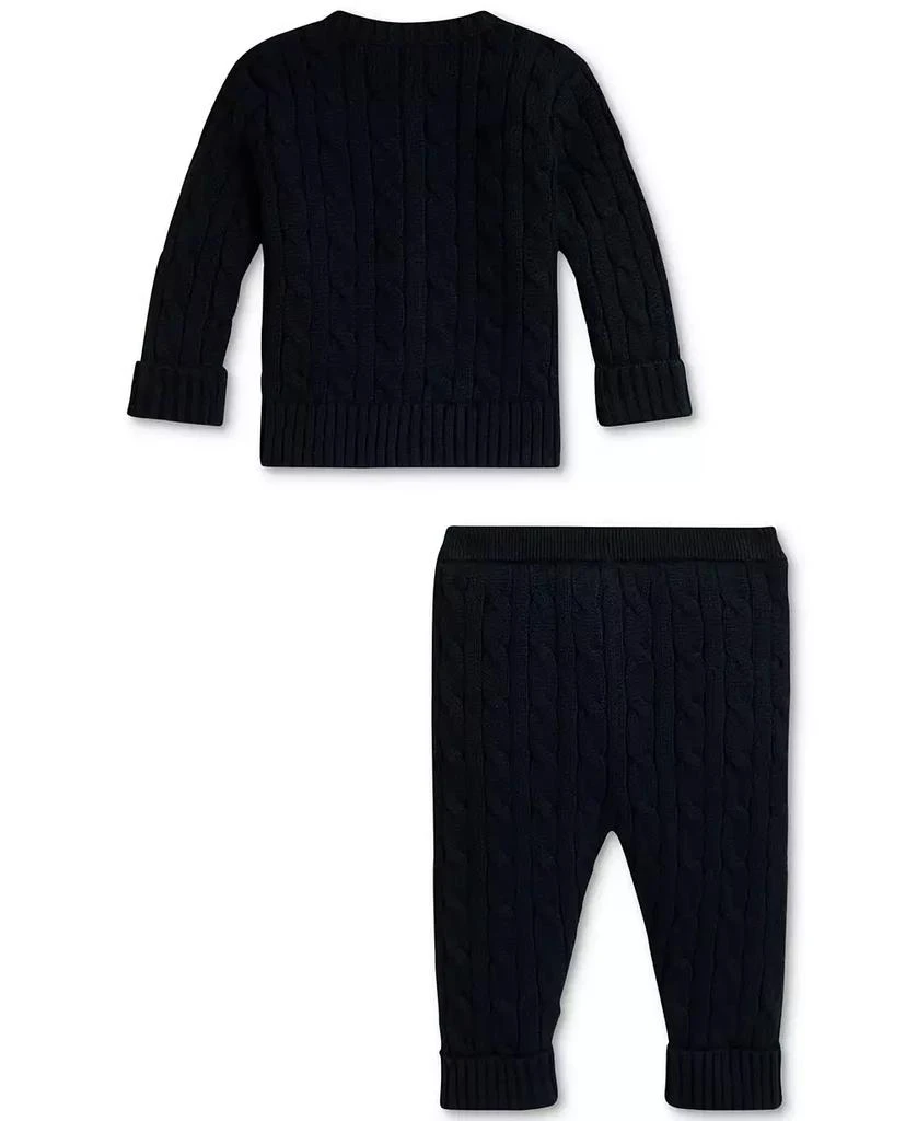 Ralph Lauren Baby Boys Sweater Cardigan & Pant Set 2