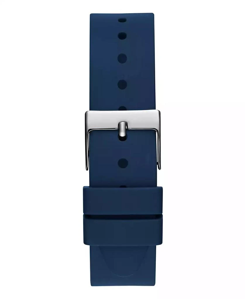 GUESS Women's Analog Blue Silicone Watch 36mm 5