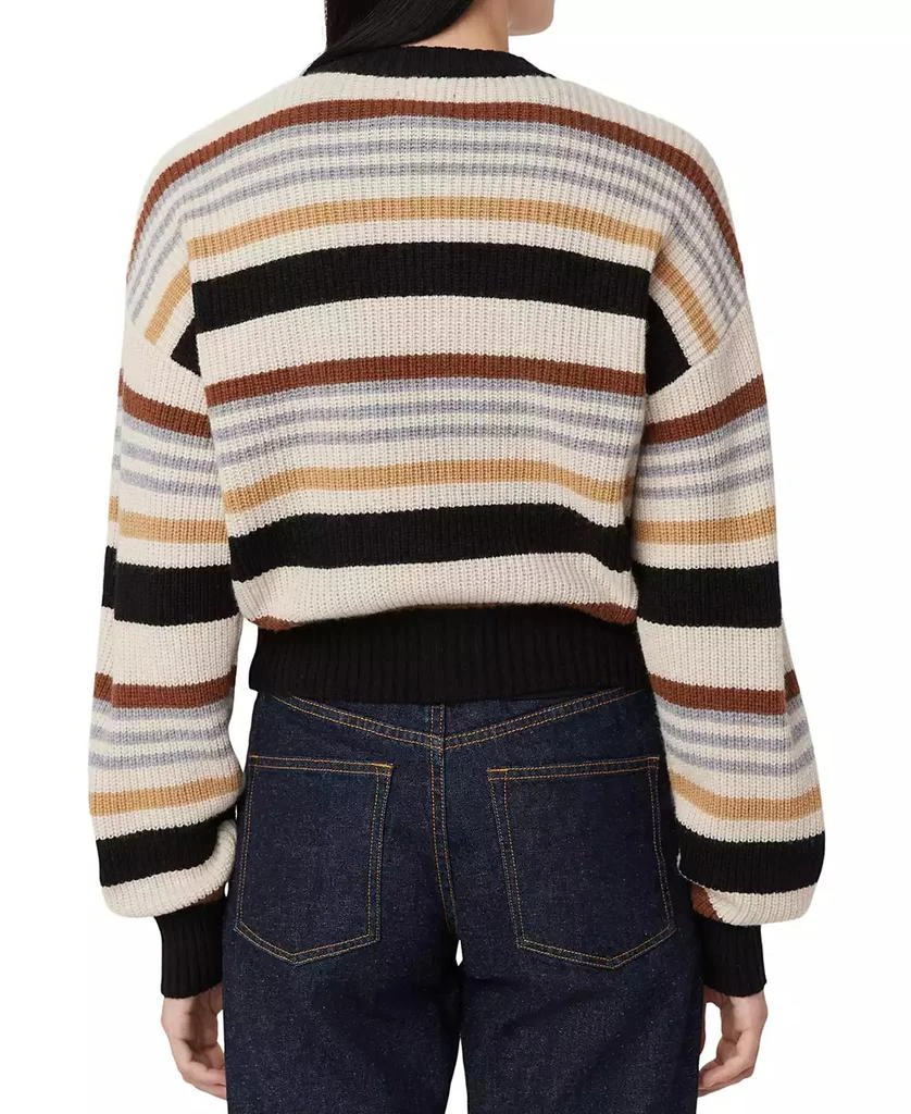 Frank And Oak Women's Striped Wool Blend Button-Front Cardigan 2