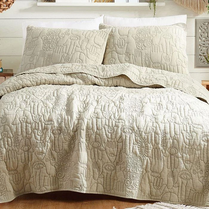 Justina Blakeney Hamsa Quilt Set, King 1