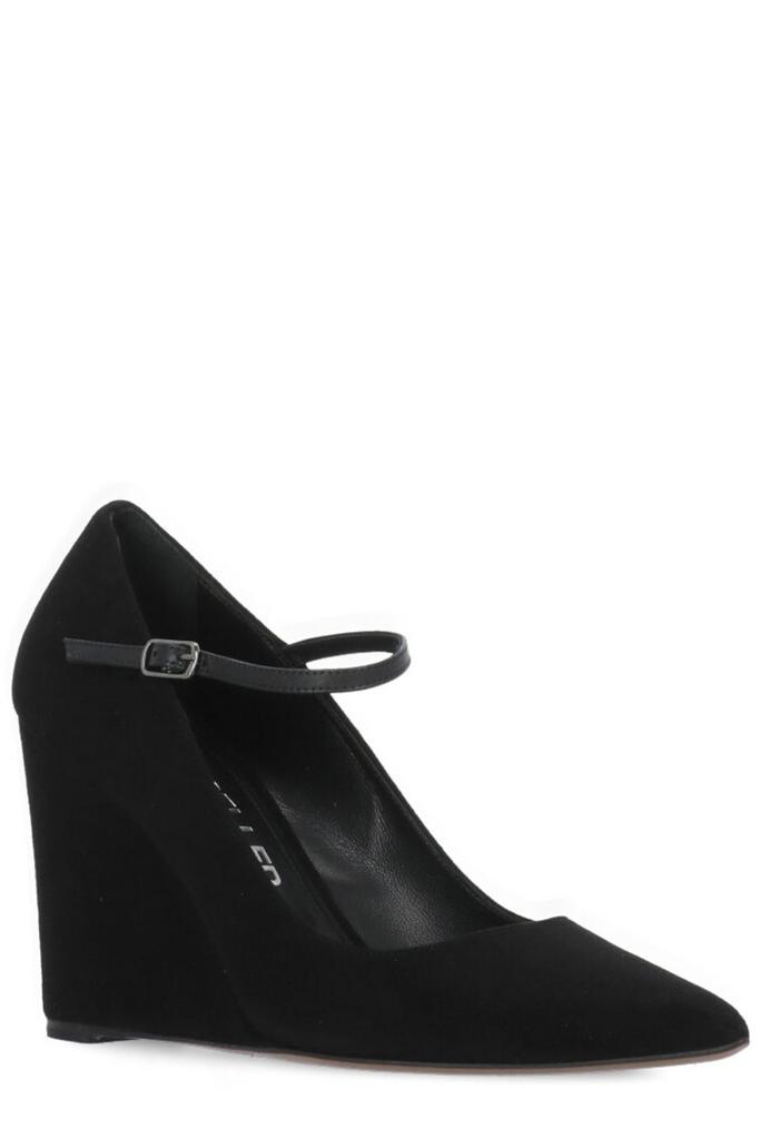 The Seller The Seller Pointed-Toe Wedge Pumps