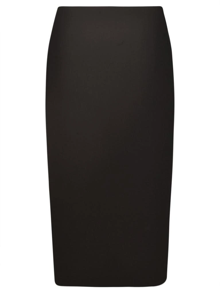 Alessandra Rich Alessandra Rich Slit Detailed Zipped Pencil Skirt 1