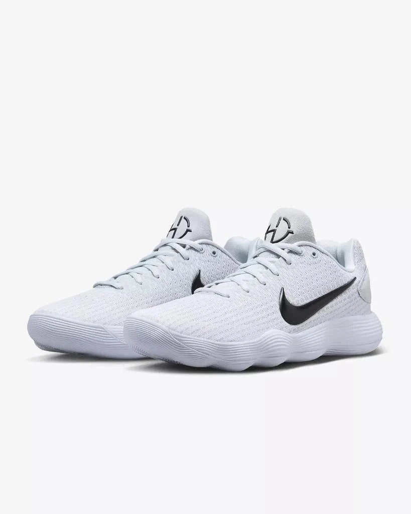 NEW Nike Hyperdunk 2017 Low White/Black-Pure Platinum 897663 100 Men Size 10 Nike React Hyperdunk 2017 Low White Black Pure Platinum  main image 3