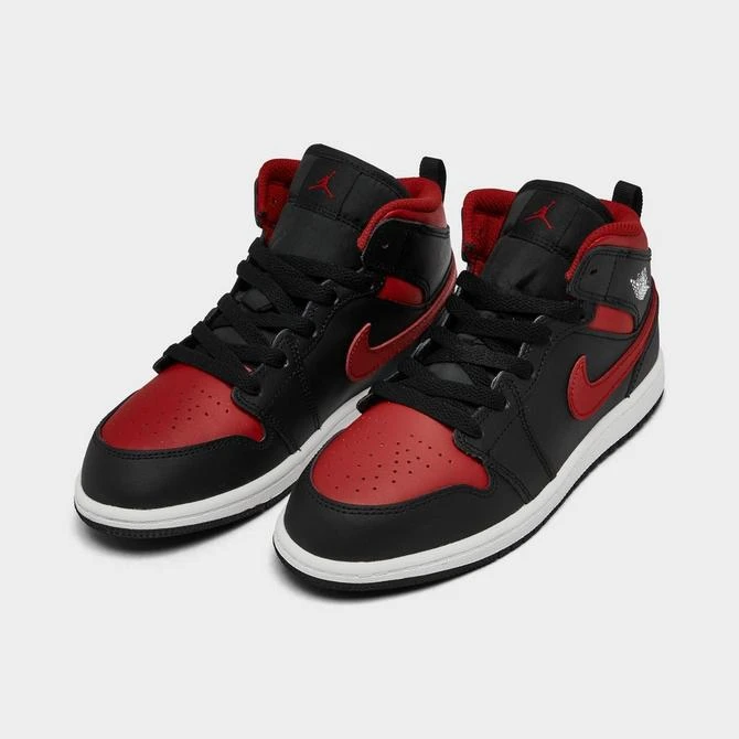 Jordan Little Kids' Air Jordan Retro 1 Mid Casual Shoes 2