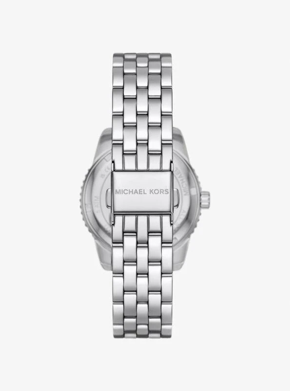 undefined Mini Bryant Pavé Logo Silver-Tone Watch 3