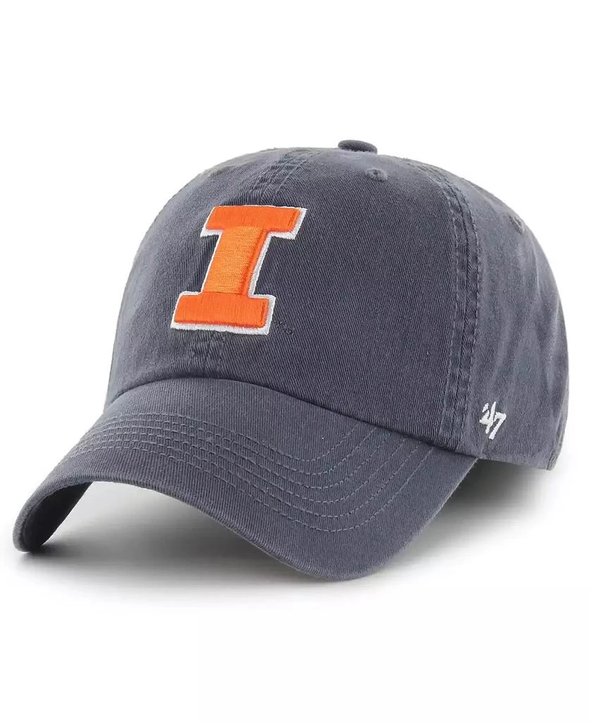 47 Brand Men's Navy Illinois Fighting Illini Franchise Fitted Hat 1