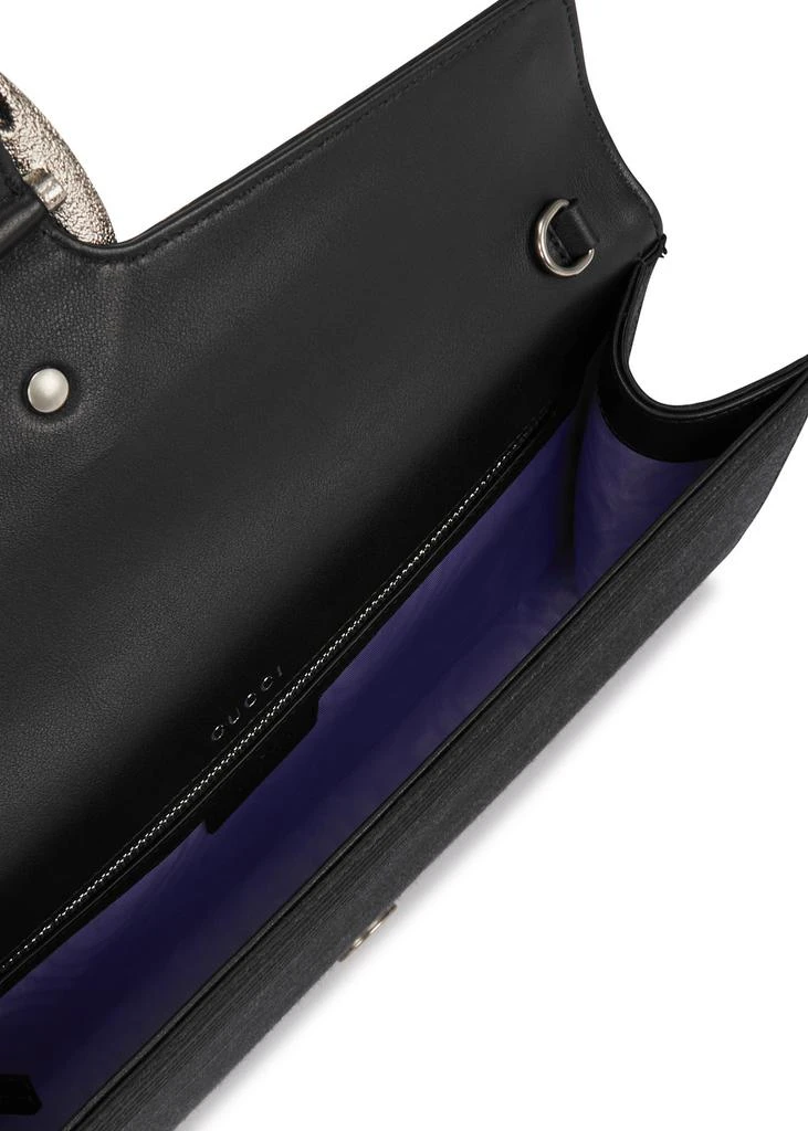 Gucci Dionysus ribbed satin clutch 4