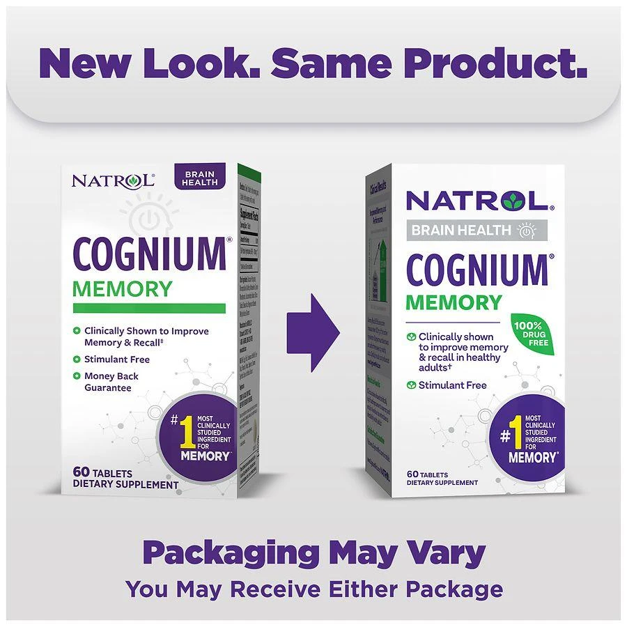 Natrol Cognium Memory 100 mg Tablets 2