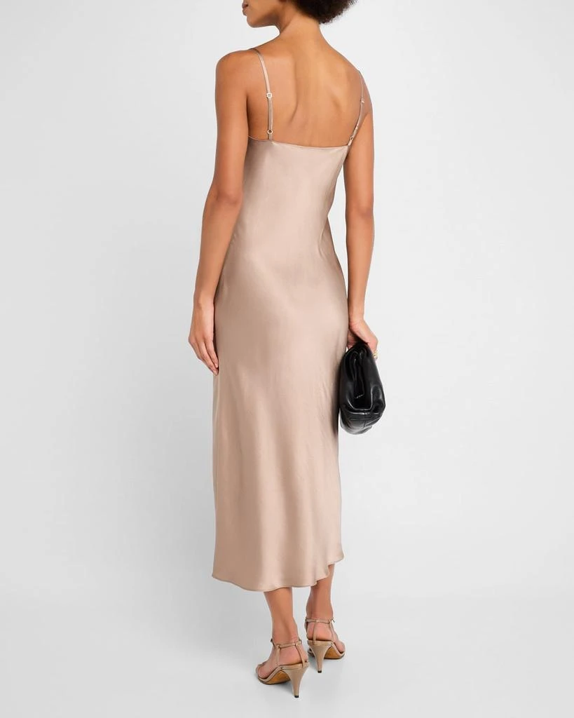 Sablyn Bias-Cut Silk Midi Dress 3