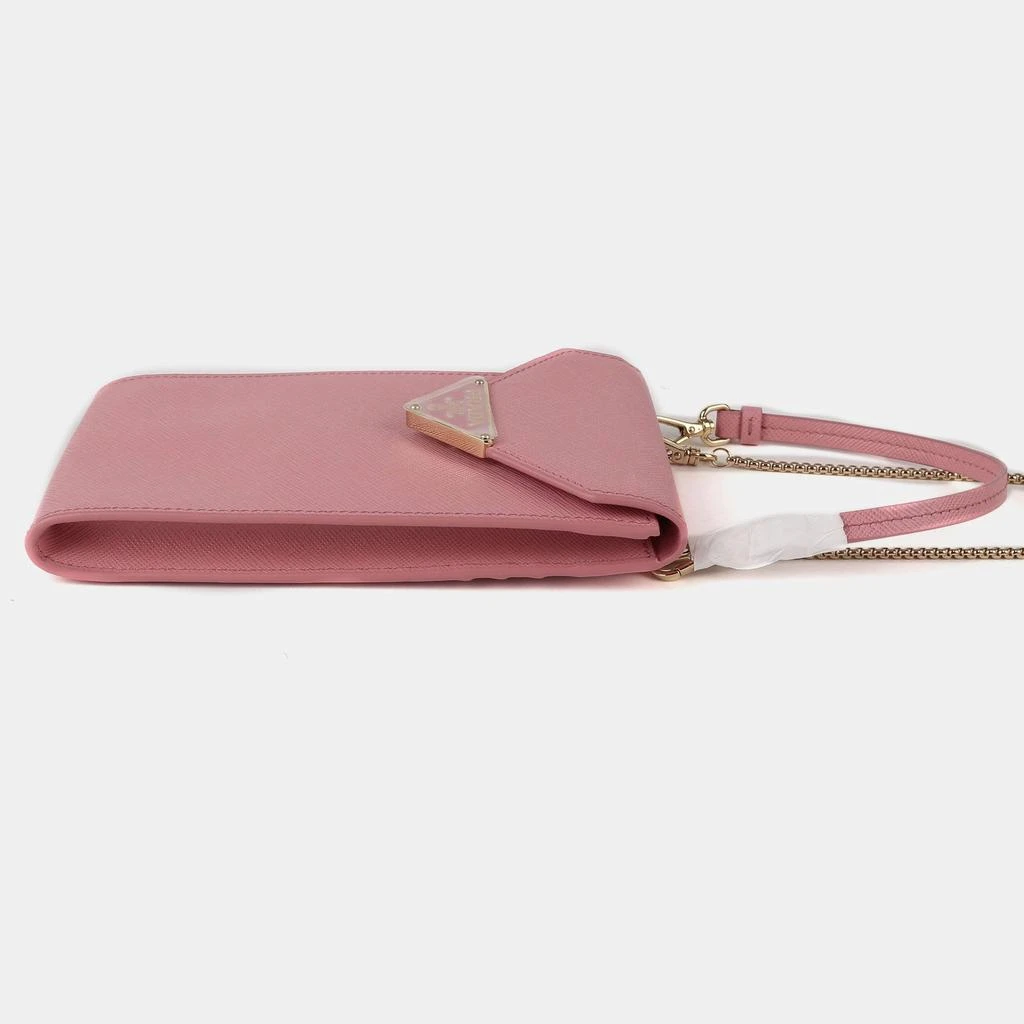 Prada Prada Mini Pink Saffiano Leather Crossbody Bag 5
