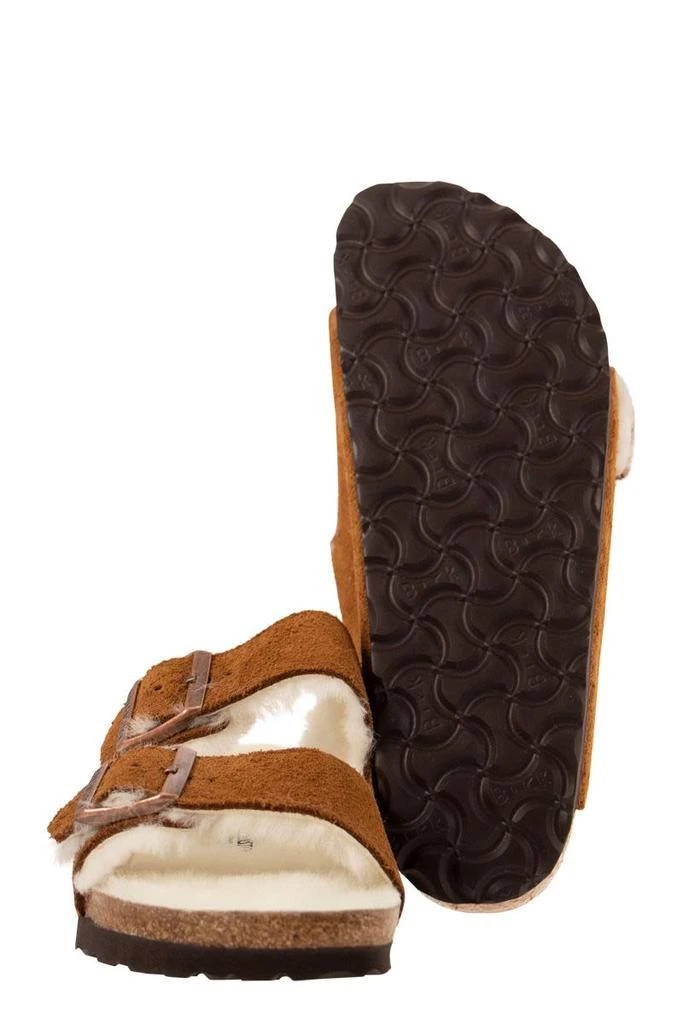Birkenstock ARIZONA - SUEDE LAMB FUR SLIPPER 5
