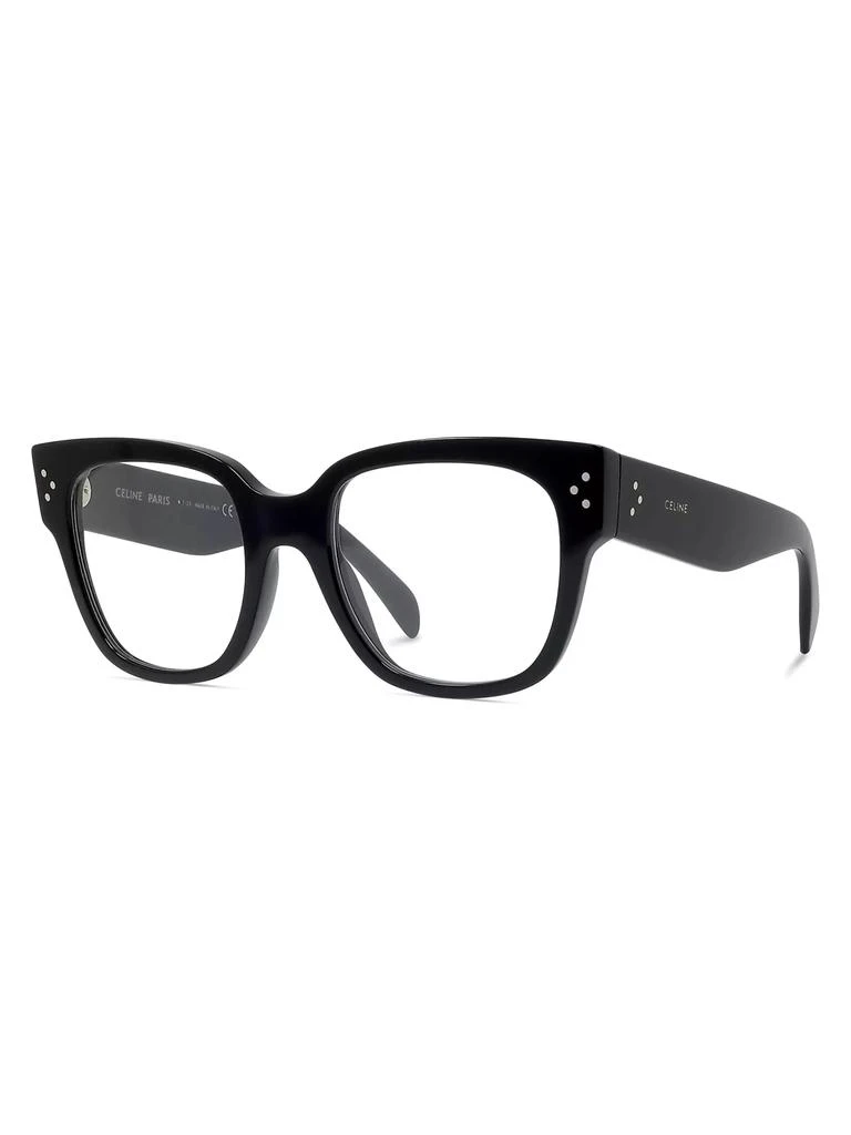 Celine 53MM Bold 3 Dots Square Eyeglasses 2