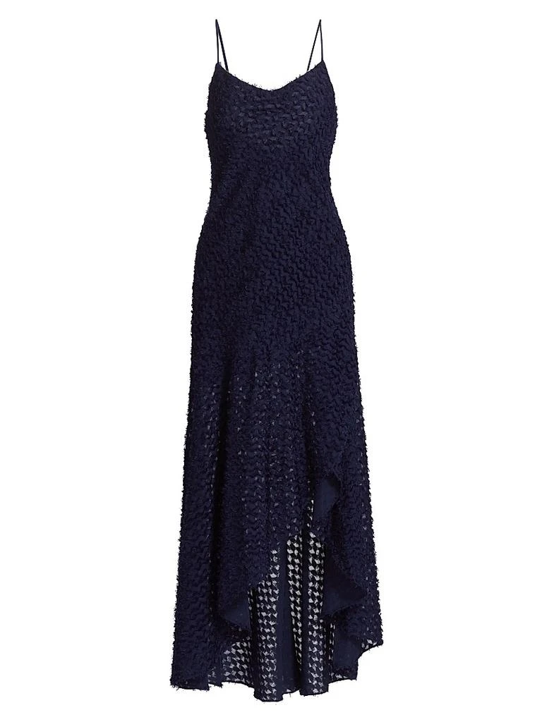 Ramy Brook Lorena Textured High-Low Maxi Dress 1