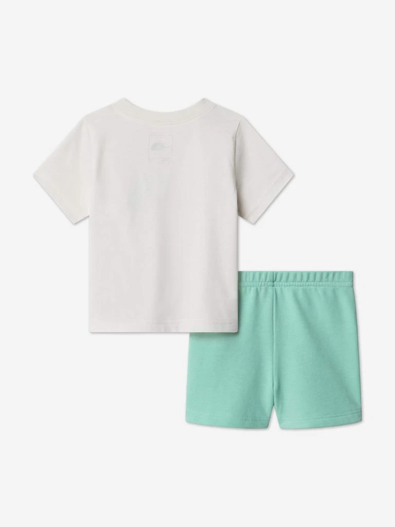 The North Face Baby Cotton Short Set in Green 2
