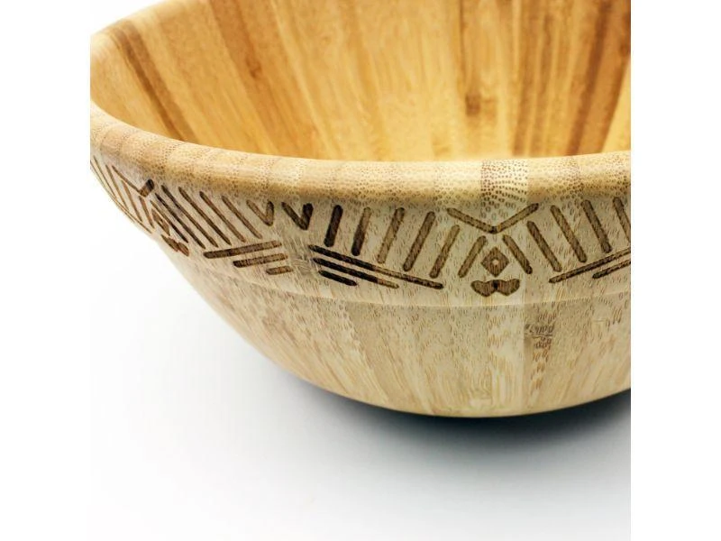 BergHOFF Bamboo Decorated Salad Bowl, 10" 2
