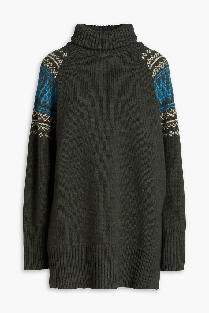WE NORWEGIANS Setesdal oversized Fair Isle merino wool and cashmere-blend turtleneck sweater