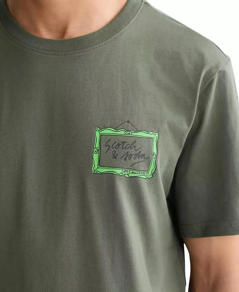 Scotch & Soda Men's Short Sleeve Screen Print Logo Graphic T-Shirt 3
