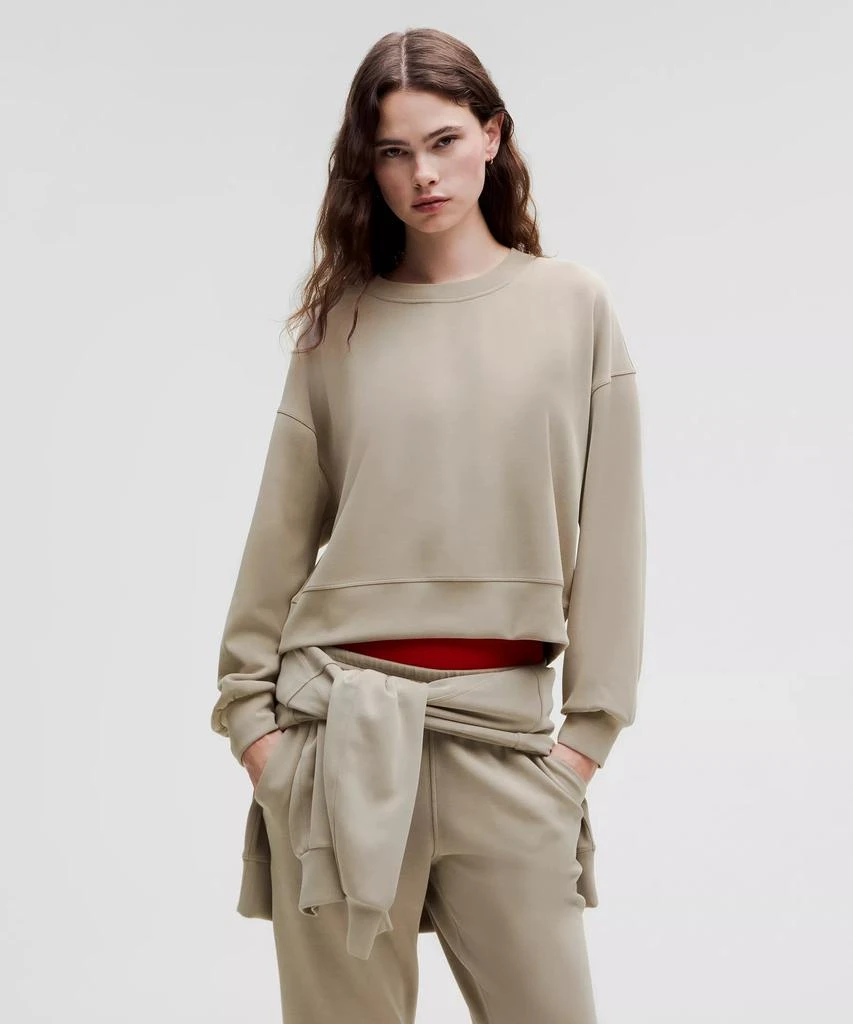 Lululemon Softstreme Perfectly Oversized Cropped Crew 26