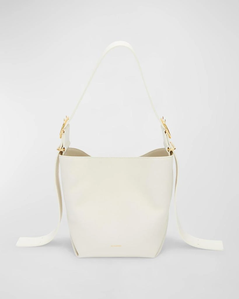 Jil Sander Small Folded Leather Tote Bag 1