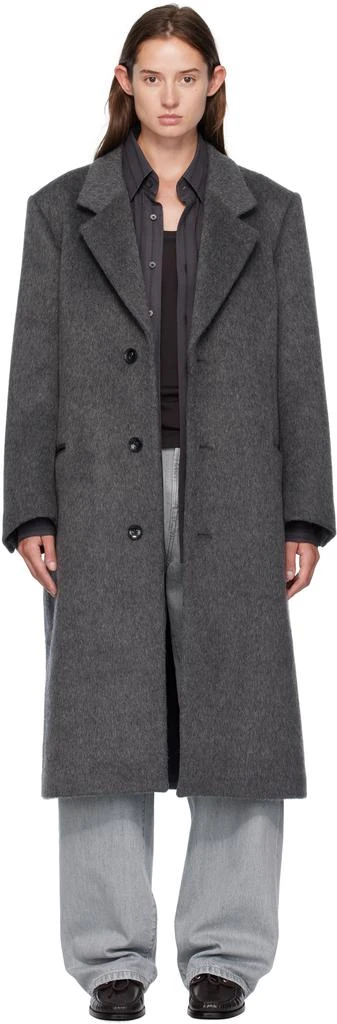 Carter Young Gray Hewitt Wool Coat