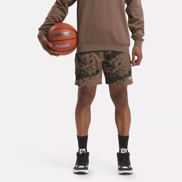 Reebok Reebok Basketball Transition Allover Print Shorts 1