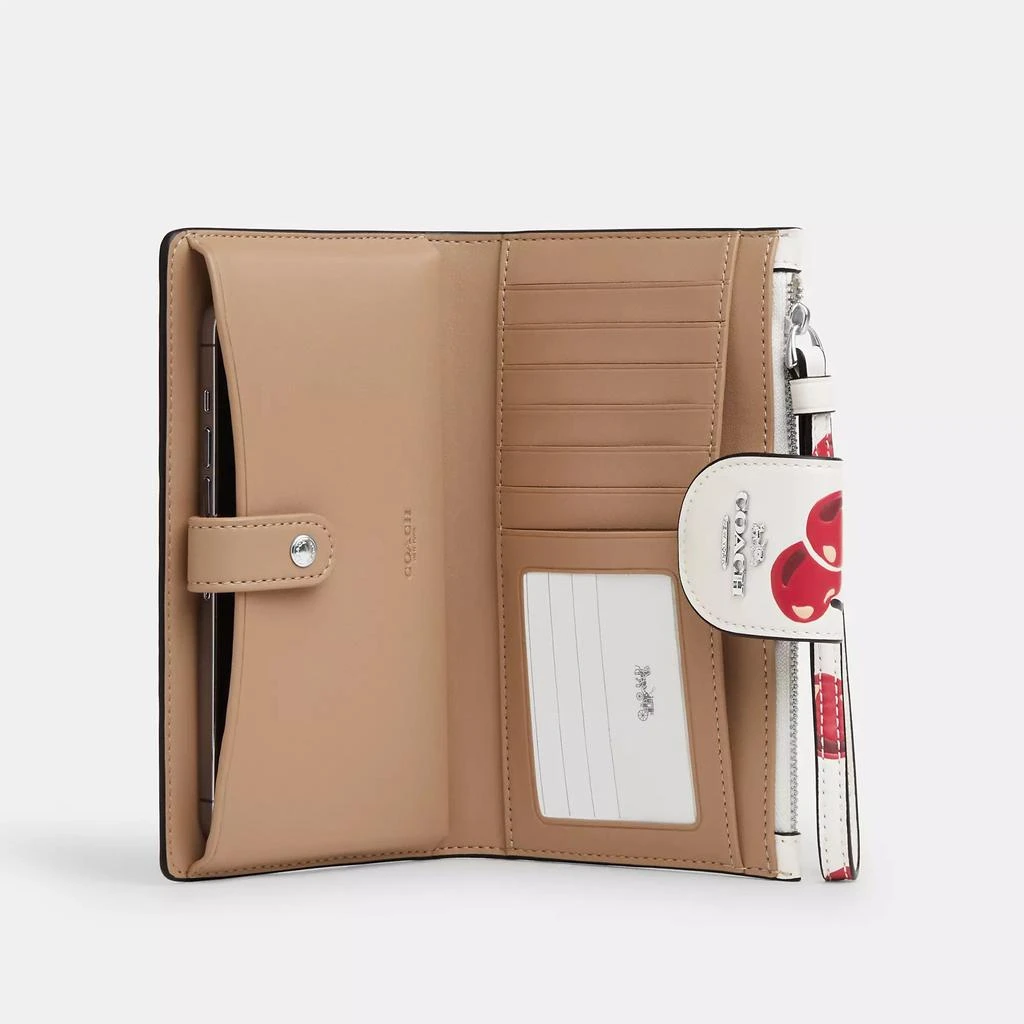 Coach Phone Wallet With Cherry Print 2