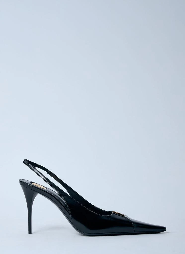 Yves Saint Laurent Babylone Heeled Mules 1