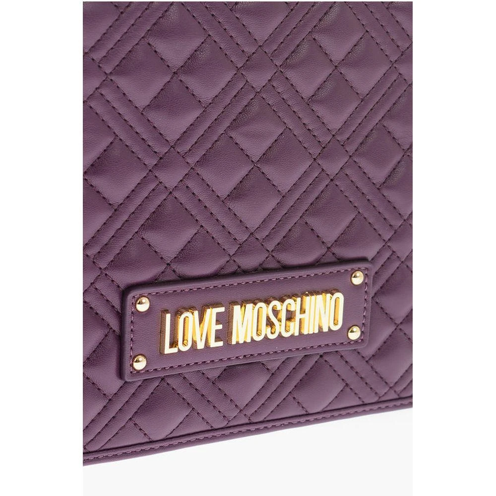 Moschino Moschino LOVE quilted faux leather shoulder bag 4