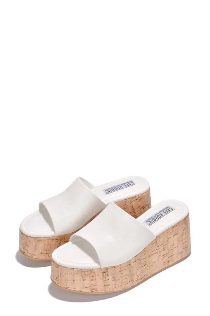 Cape Robbin Cape Robbin - Women's Mini Wedged Heel Sandal 2